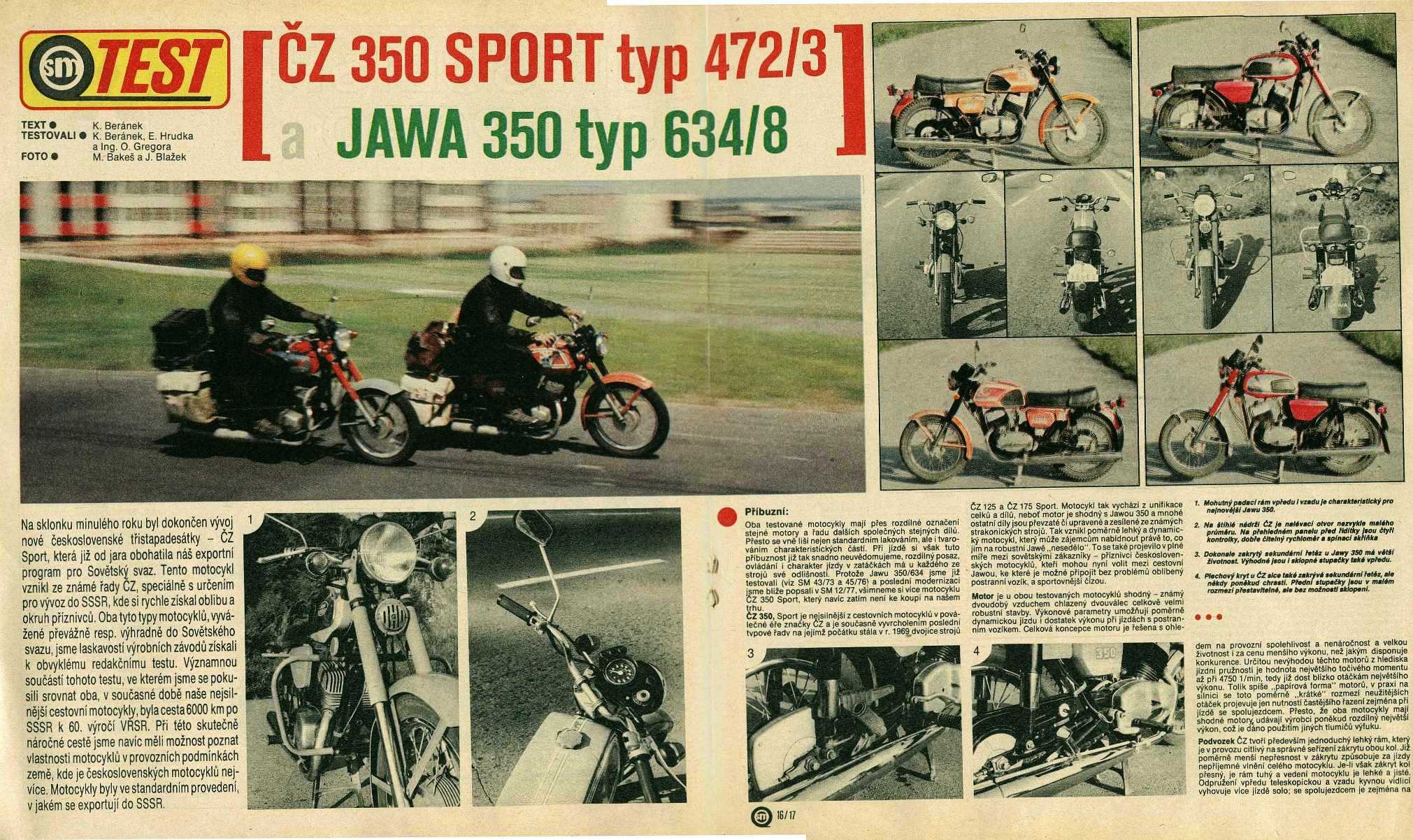Svět motorů - Jawa 350 vs. ČZ 350_1